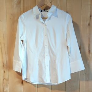 Jones New York Signature White Blouse